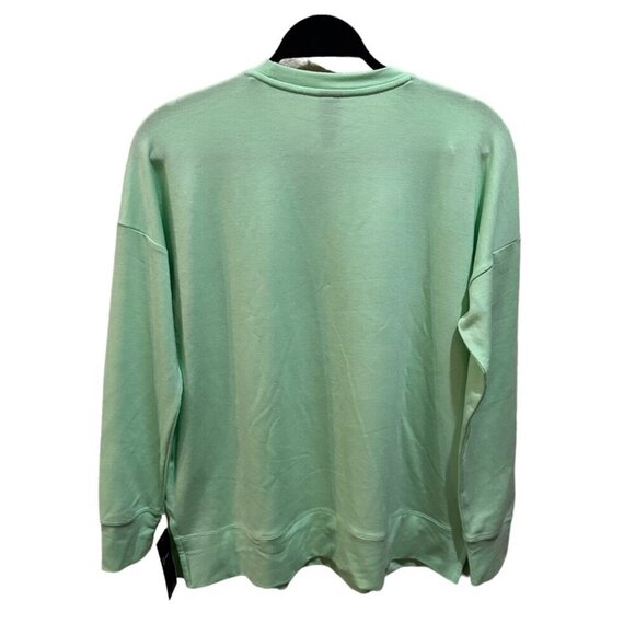 Ideology Womens Size S Ash Mint Green Solid Active Crewneck Top NWT - Picture 5 of 5